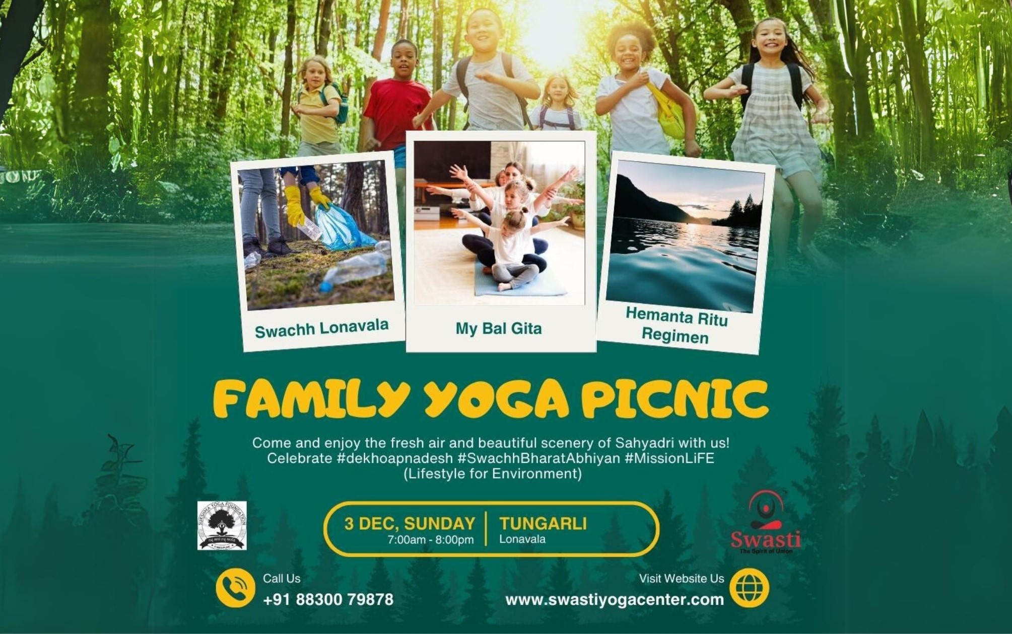 family yoga picnic lonavala