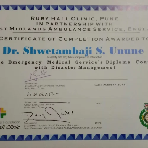 Diploma in disaster management