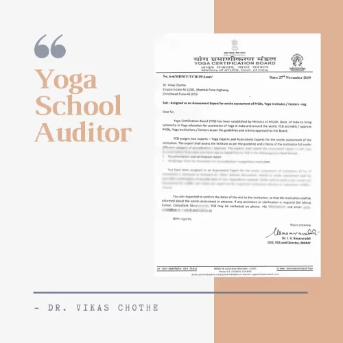 Ycb yoga school auditor